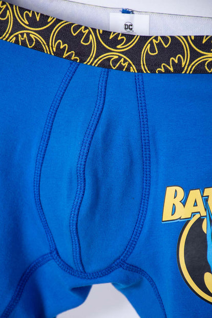 PACK X2 BOXER DE BATMAN AZUL Y NEGRO PARA NIÑO