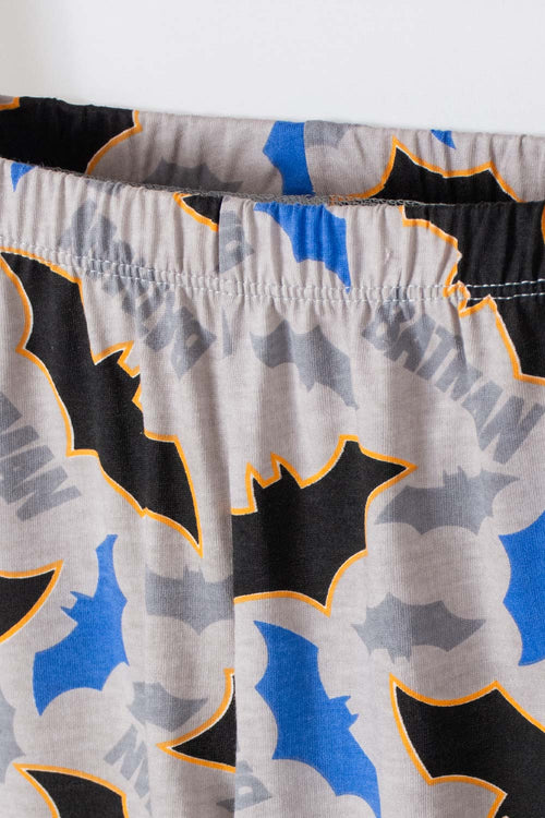 PIJAMA DE BATMAN  MANGA CORTA AZUL PARA NIÑO
