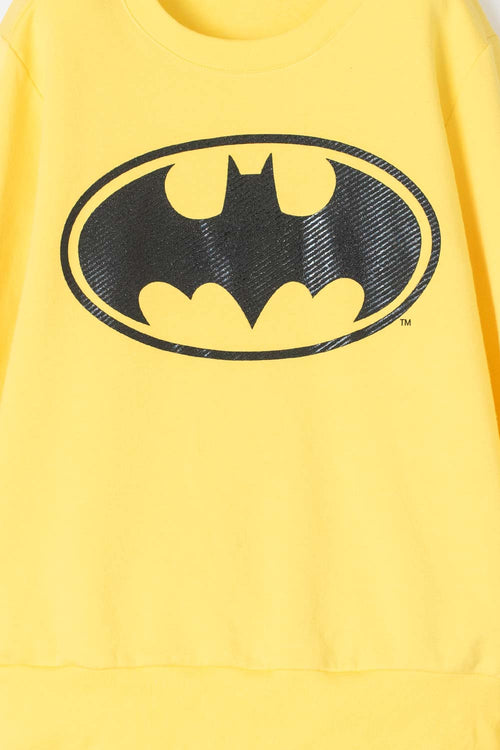 POLERON DE BATMAN CERRADO AMARILLO PARA NIÑO