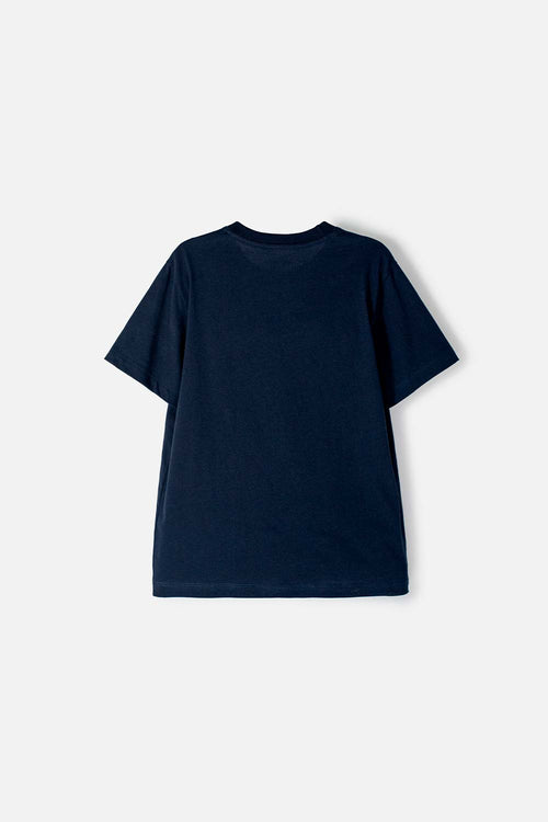 POLERA NASA MANGA CORTA AZUL PARA NIÑO