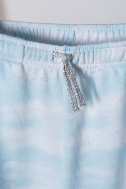 CONJUNTO DE STITCH PANTALÓN AMPLIO AZUL PARA NIÑA