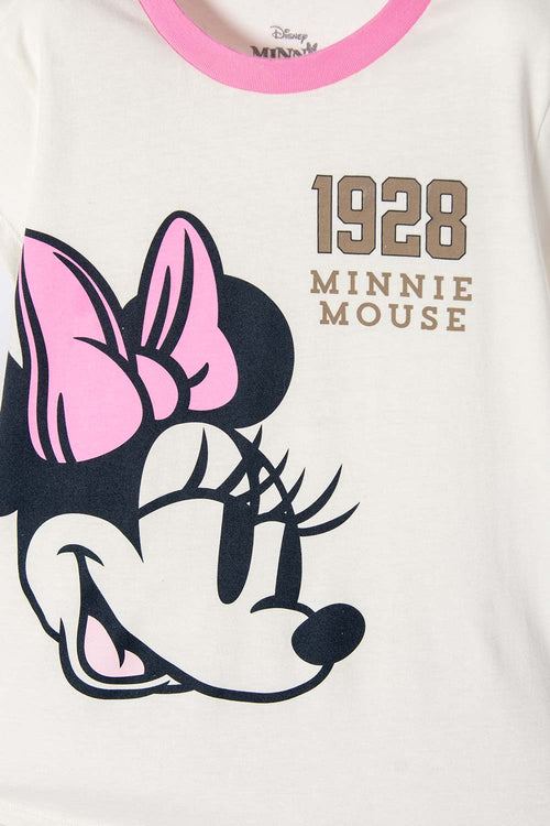 PIJAMA MINNIE MOUSE PANTALÓN LARGO MULTICOLOR PARA NIÑA