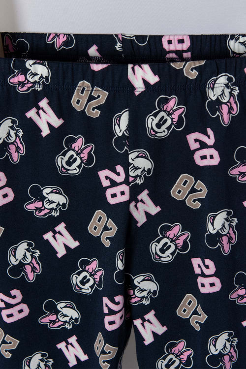 PIJAMA MINNIE MOUSE PANTALÓN LARGO MULTICOLOR PARA NIÑA