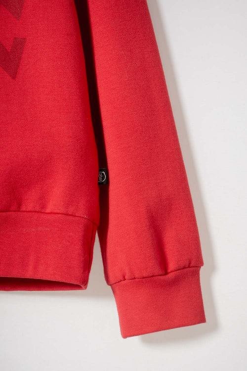 POLERON DE SUPERMAN CERRADO ROJO PARA NIÑO