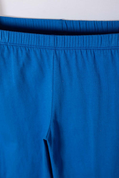 PIJAMA DE SUPERMAN CON PANTALÓN LARGO AZUL Y ROJO PARA NIÑO