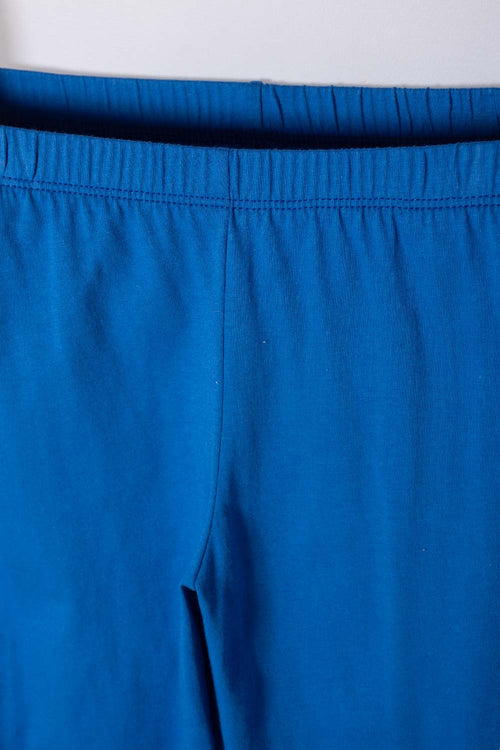 PIJAMA DE SUPERMAN CON PANTALÓN LARGO AZUL Y ROJO PARA NIÑO