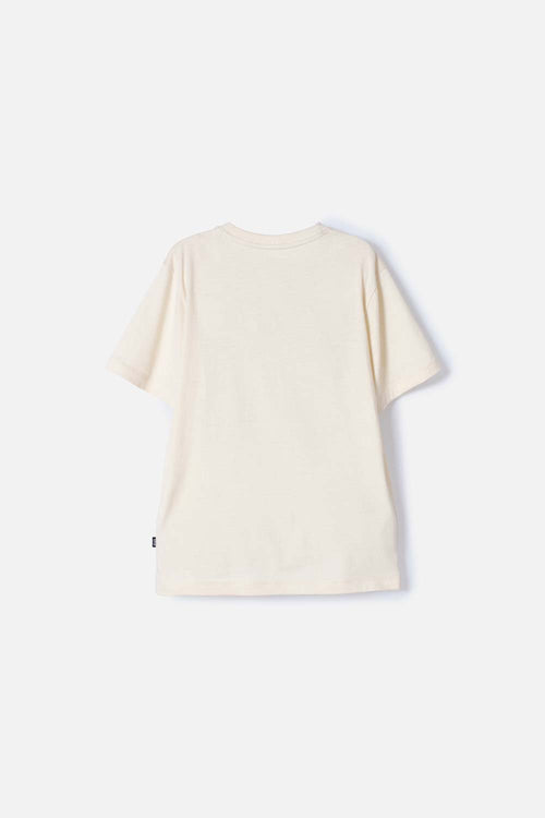 POLERA DE JURASSIC WORLD AVELLANA MANGA CORTA PARA NIÑO