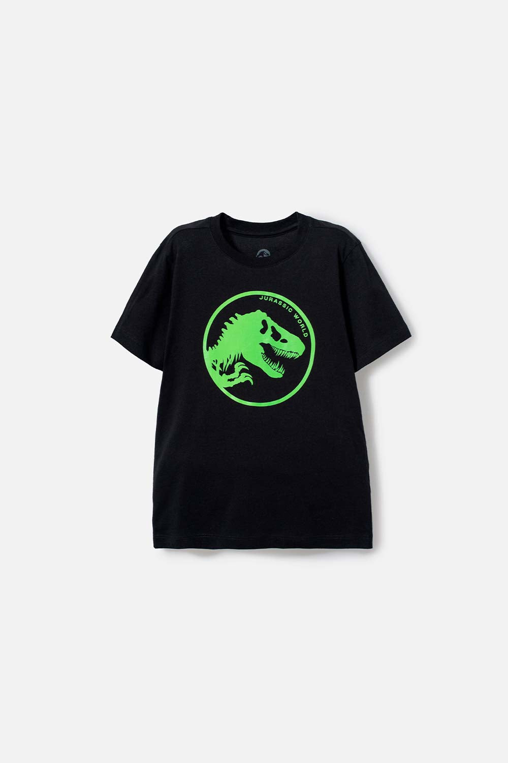 POLERA DE JURASSIC WORLD MANGA CORTA NEGRO PARA NIÑO – MIC Chile