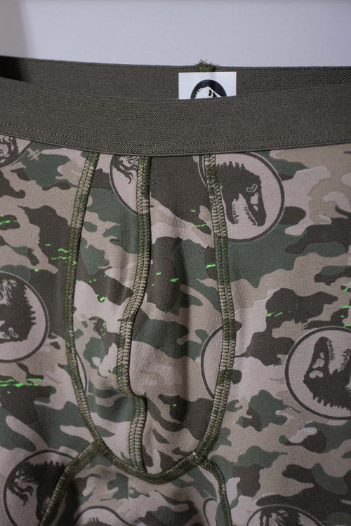 PACK X2 BOXER DE JURASSIC WORLD VERDE Y BLANCO PARA NIÑO