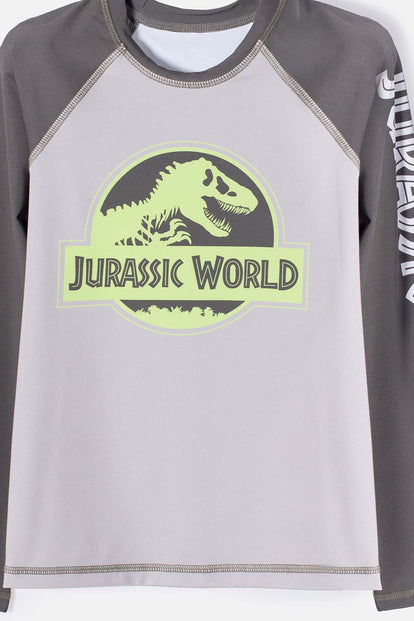 CONJUNTO DE BAÑO DE JURASSIC WORLD VERDE PARA NIÑO