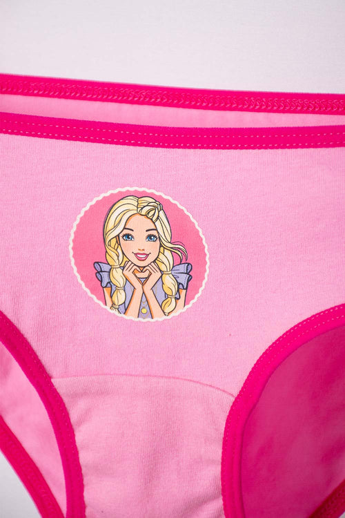 PACK X2 PANTIES DE BARBIE ROSADO PARA NIÑA