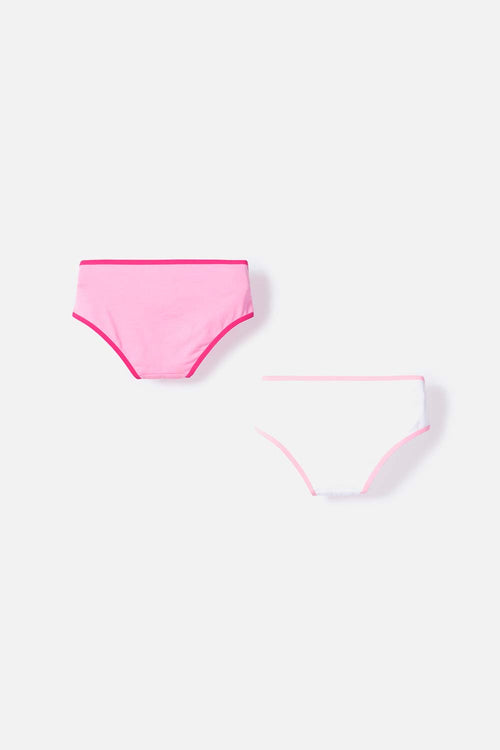 PACK X2 PANTIES DE BARBIE ROSADO PARA NIÑA