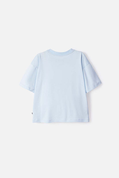 POLERA DE LAS CHICAS SUPERPODEROSAS AZUL PARA NIÑA