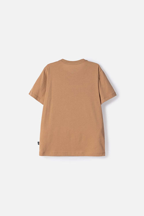 POLERA LOONEY TUNES MANGA CORTA CAFÉ PARA NIÑO