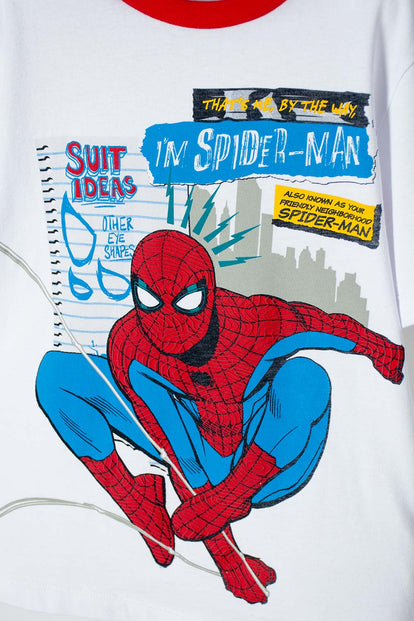 PIJAMA DE SPIDERMAN AZUL, ROJO Y BLANCO PARA NIÑO