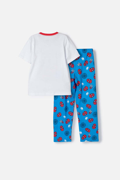 PIJAMA DE SPIDERMAN AZUL, ROJO Y BLANCO PARA NIÑO