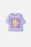 POLERA DE BARBIE LAVANDA CON MIRELLA PARA NIÑA