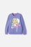 POLERON DE BARBIE LILA CERRADO PARA NIÑA