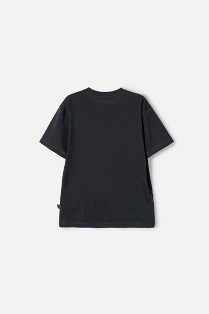 POLERA DE HOT WHEELS MANGA CORTA GRIS PARA NIÑO