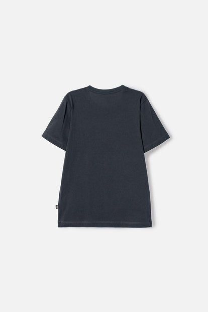 POLERA DE SONIC MANGA CORTA GRIS PARA NIÑO