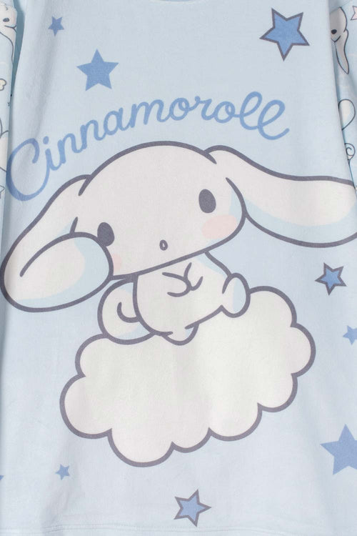 PIJAMA DE CINNAMOROLL CON PANTALÓN LARGO AZUL PARA NIÑO