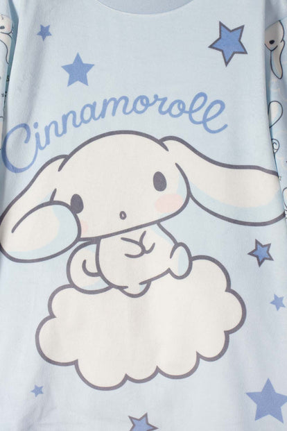 PIJAMA DE CINNAMOROLL CON PANTALÓN LARGO AZUL PARA NIÑO