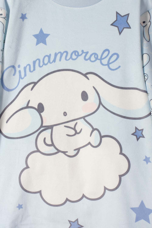 PIJAMA DE CINNAMOROLL CON PANTALÓN LARGO AZUL PARA NIÑO