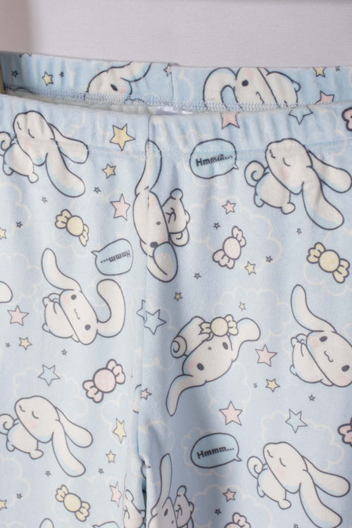 PIJAMA DE CINNAMOROLL CON PANTALÓN LARGO AZUL PARA NIÑO