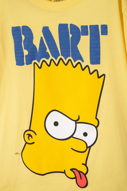 POLERA DE LOS SIMPSONS MANGA CORTA AMARILLA PARA NIÑO