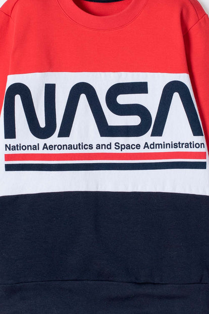 POLERON DE LA NASA CERRADO MULTICOLOR PARA NIÑO