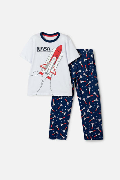 PIJAMA DE LA NASA CON PANTALÓN LARGO MULTICOLOR PARA NIÑO