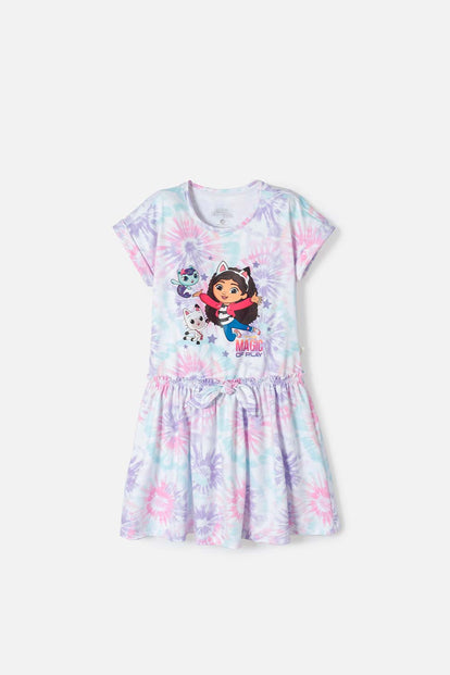 VESTIDO DE GABBY’S DOLLHOUSE MULTICOLOR PARA NIÑA