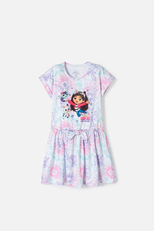 VESTIDO DE GABBY’S DOLLHOUSE MULTICOLOR PARA NIÑA