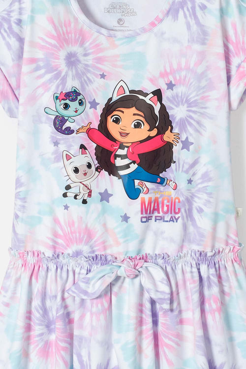 VESTIDO DE GABBY’S DOLLHOUSE MULTICOLOR PARA NIÑA