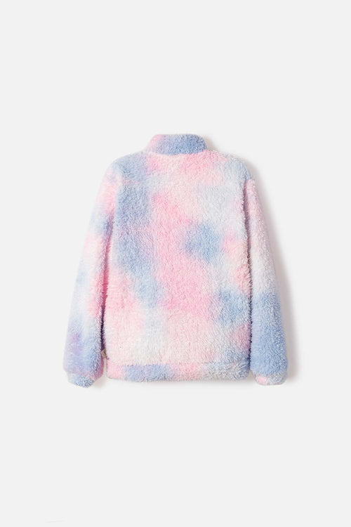 POLERON DE STITCH CON CIERRE MULTICOLOR PARA NIÑA