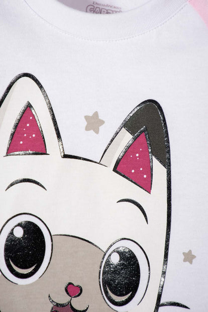 POLERA DE GABBY’S DOLLHOUSE MANGA CORTA MULTICOLOR PARA NIÑA