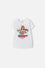 POLERA DE LAS CHICAS SUPERPODEROSAS BLANCO PARA NIÑA
