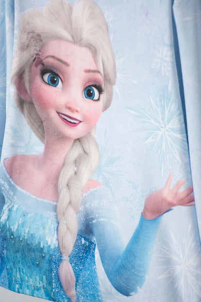 PIJAMA DE FROZEN PANTALÓN LARGO AZUL CIELO PARA NIÑA