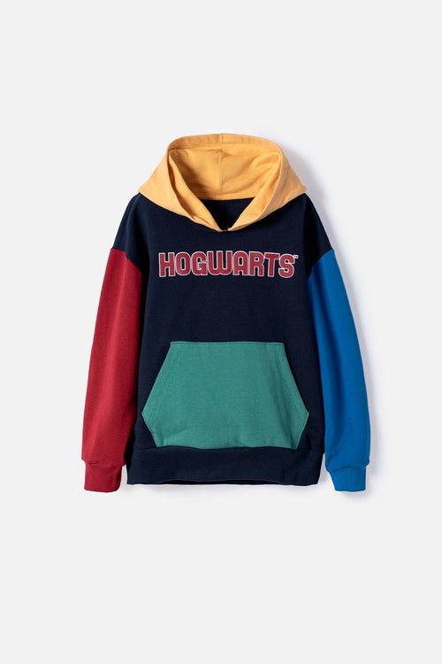 POLERON DE HARRY POTTER CON CAPUCHA MULTICOLOR PARA NIÑO