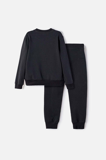 CONJUNTO DE HARRY POTTER PANTALÓN LARGO GRIS PARA NIÑO