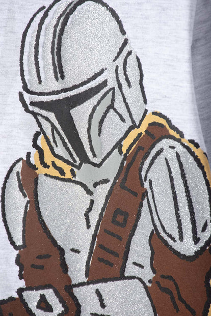 POLERA DE MANDALORIAN MANGA CORTA MULTICOLOR PARA NIÑO