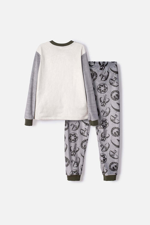 PIJAMA DE MANDALORIAN PANTALÓN LARGO MULTICOLOR PARA NIÑO