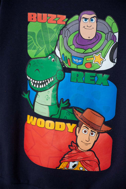 POLERON DE TOY STORY CERRADO AZUL OSCURO PARA NIÑO