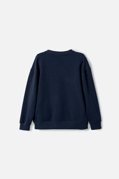 POLERON DE TOY STORY CERRADO AZUL OSCURO PARA NIÑO