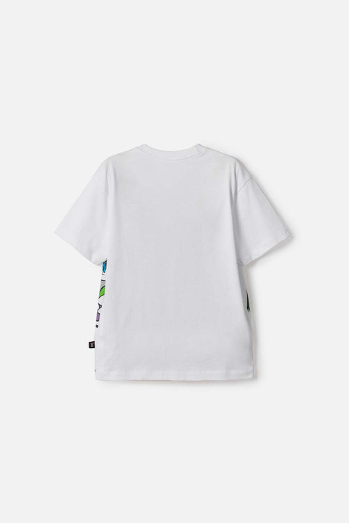 POLERA DE TOY STORY MANGA CORTA BLANCO PARA NIÑO