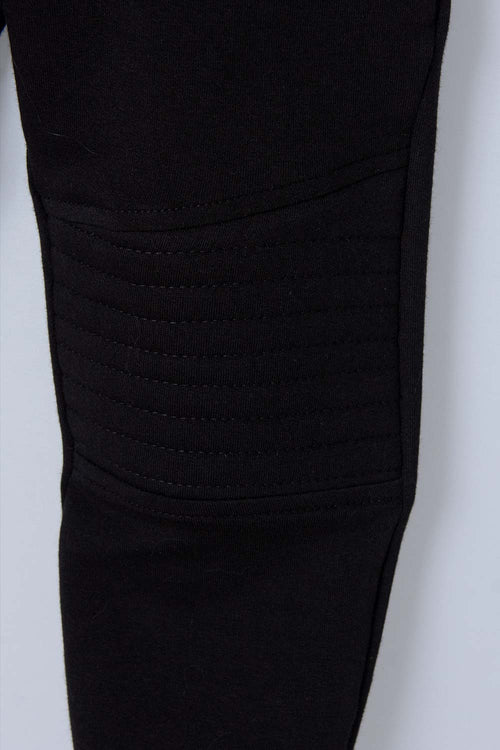 JOGGER DE LITTLEMIC CON CORDÓN NEGRO PARA NIÑO 2T A 5T