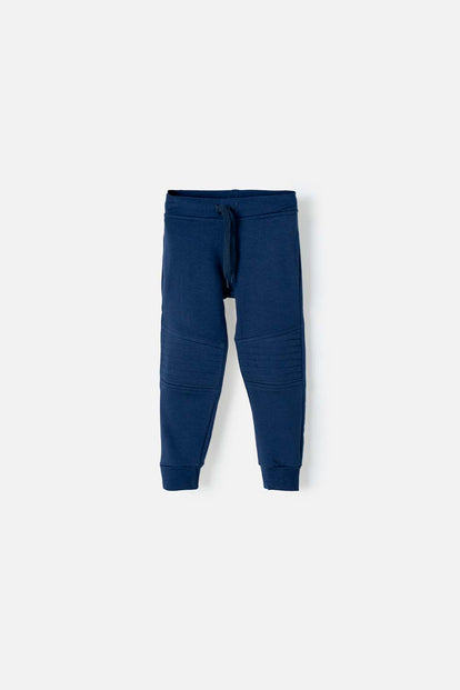 JOGGER LITTLEMIC CON CORDÓN AZUL PARA NIÑO DE 2T A 5T
