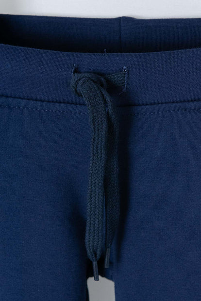 JOGGER LITTLEMIC CON CORDÓN AZUL PARA NIÑO DE 2T A 5T