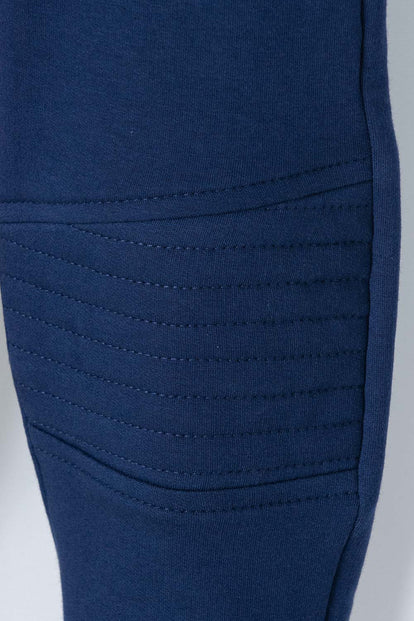 JOGGER LITTLEMIC CON CORDÓN AZUL PARA NIÑO DE 2T A 5T