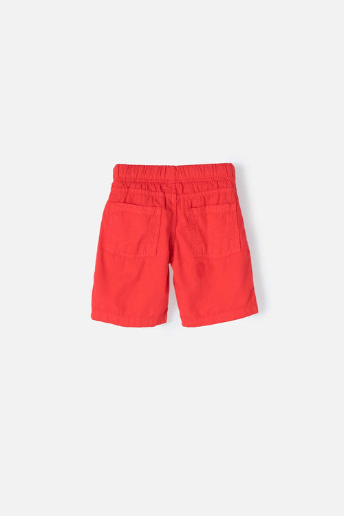 BERMUDA LITTLEMIC CON CORDÓN ROJA PARA  NIÑO